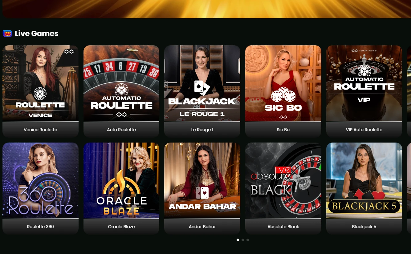 spinaro Casino τμήμα live dealer